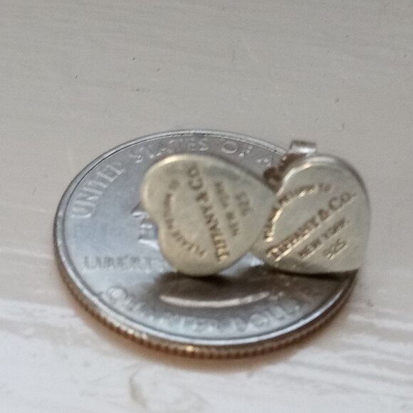 Authentic Tiffany & Co Return to Tiffany Heart Tag Stud Mini sterling silver - Picture 8 of 9